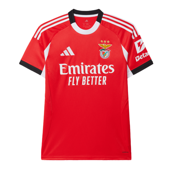 本菲卡主场足球球衣 2025_26 红