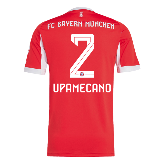 Bayern Munich UPAMECANO #2 Home Soccer Jersey 2025_26