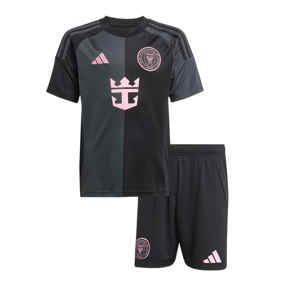 Inter Miami CF Away Soccer Jersey Kit 2025 Kids(Jersey+Shorts)