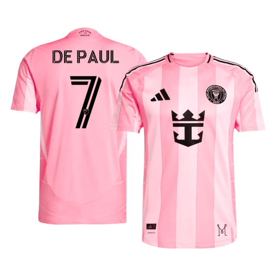 Inter Miami CF DE PAUL #7 Home Soccer Jersey  2025