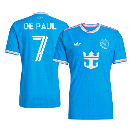 Inter Miami CF DE PAUL #7 Third Away Soccer Jersey  2025