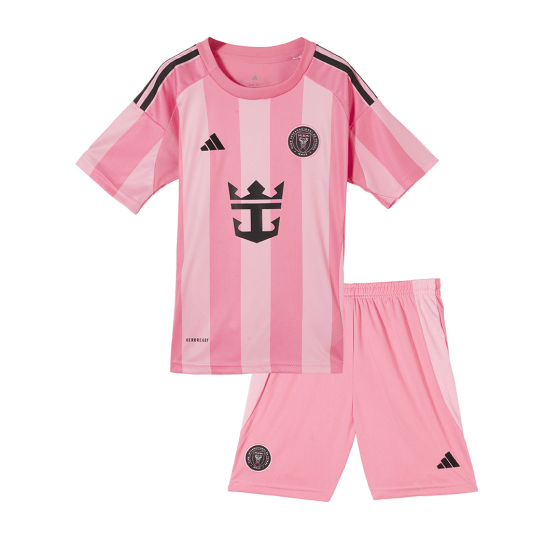Inter Miami CF Home Soccer Jersey Kit 2025 Kids(Jersey+Shorts)