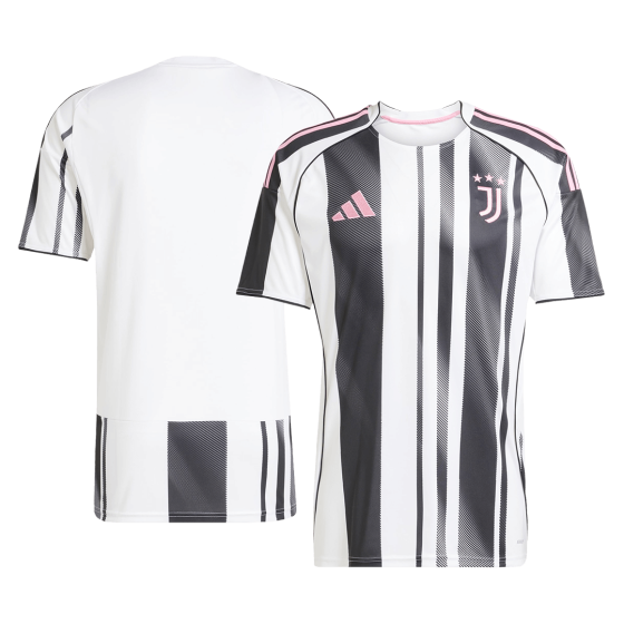 Juventus Home Soccer Jersey 2025_26 Black&White
