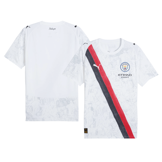 Manchester City KidSuper Soccer Jersey 2025_26 White - Club World Cup