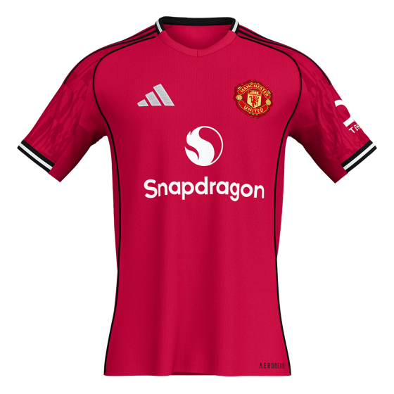 Manchester United Home Soccer Jersey 2025_26 Red