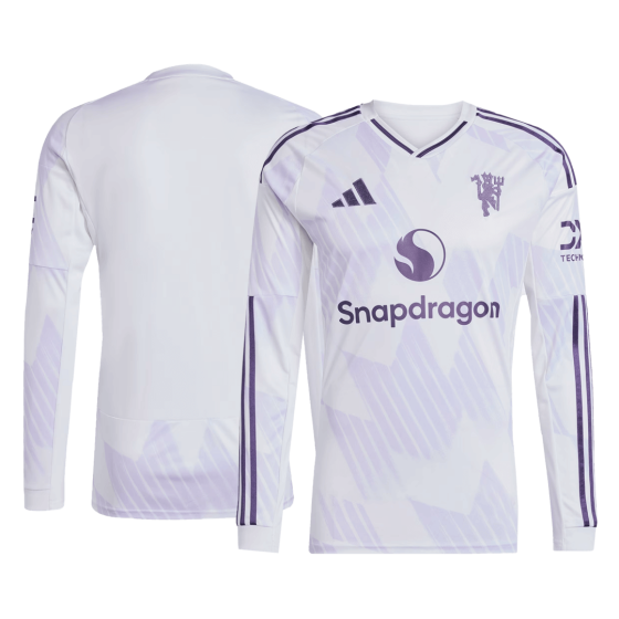 Manchester United Long Sleeve Away Soccer Jersey 2025_26