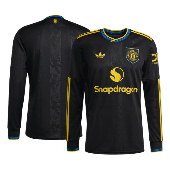 Manchester United Third Away Soccer Jersey Retro 2025_26 - Long Sleeve