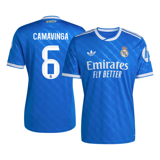 Real Madrid CAMAVINGA #6 Third Away Soccer Jersey 2025_26