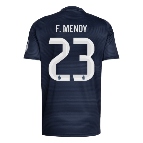Real Madrid F.MENDY #23 Away Soccer Jersey 2025_26