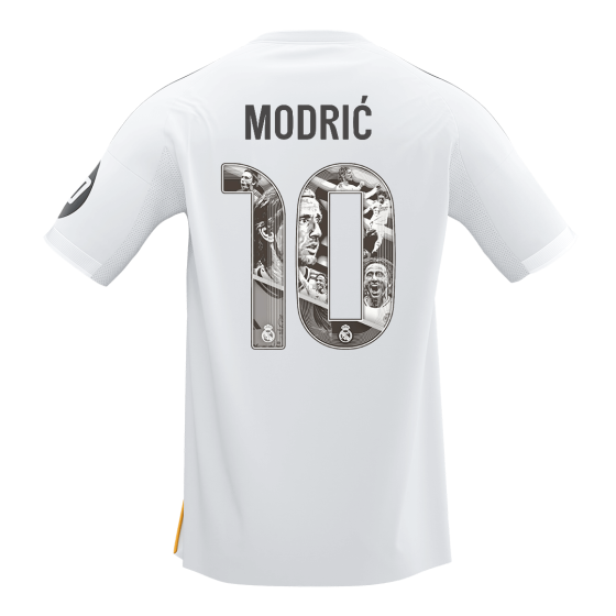 Real Madrid MODRIĆ #10 Home Soccer Jersey 2025_26
