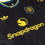 儿童曼彻斯特联队客场三号足球运动服套装 25_26 黑色