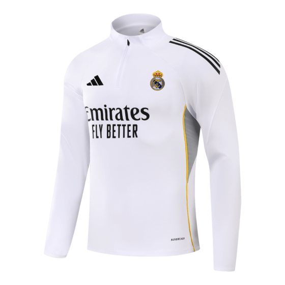 Real Madrid Sweatshirt Kit 2025_26 - White (Top+Pants)