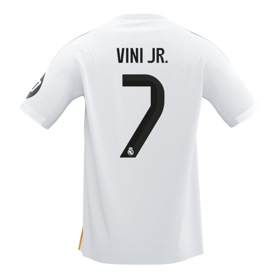 皇家马德里维尼·JR. #7 主场足球球衣 2025_26