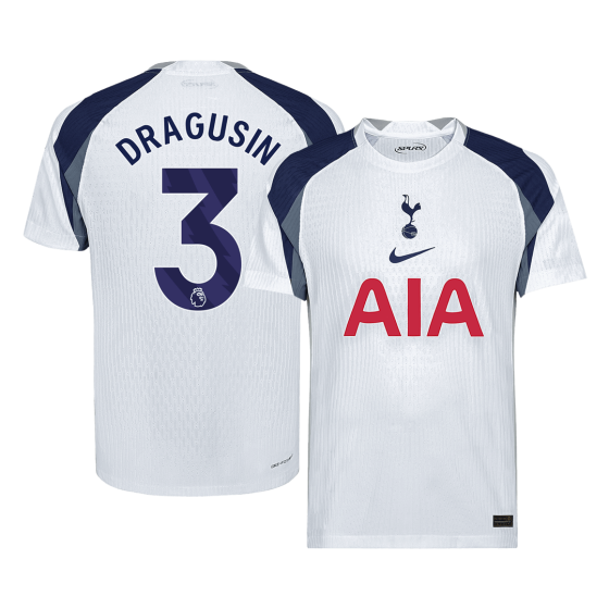 DRAGUSIN #3 Tottenham Hotspur Home Soccer Jersey 2025_26 White