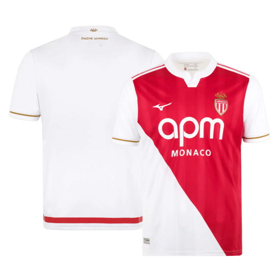AS Monaco FC Home Soccer Jersey 2025_26