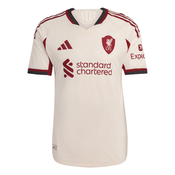 GAKPO #18  Liverpool Away Soccer Jersey 25_26 White