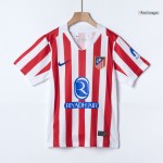 Atletico Madrid Home Soccer Jersey Kit 2025_26 Kids(Jersey+Shorts)