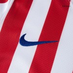 Atletico Madrid Home Soccer Jersey Kit 2025_26 Kids(Jersey+Shorts)