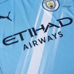 Manchester City Home Soccer Jersey 2025_26 Blue
