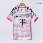 Bayern Munich Away Soccer Jersey Kit 2025_26 Kids(Jersey+Shorts)