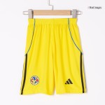 Club America Home Soccer Jersey Kit 2025_26 Kids(Jersey+Shorts)