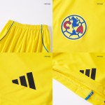 Club America Home Soccer Jersey Kit 2025_26 Kids(Jersey+Shorts)