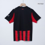 GIMENEZ #7 AC Milan Home Soccer Jersey 2025_26 Red&Black