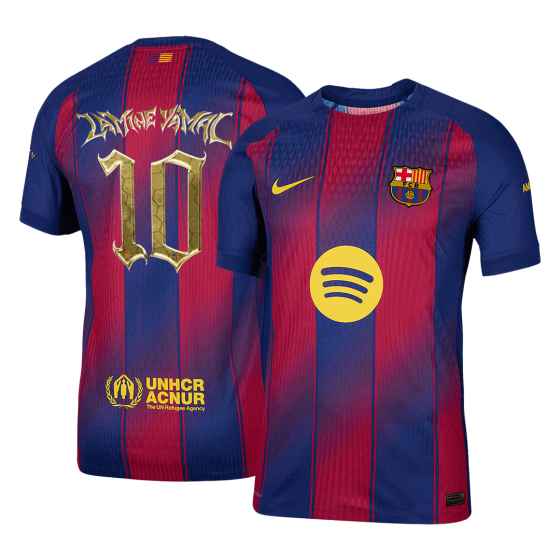 LAMINE YAMAL #10 Kopa Trophy Edition Barcelona Home Soccer Jersey 2025_26 Red&Blue