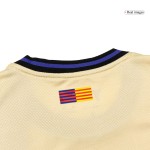 Kid's Barcelona Away Soccer Jersey Kit(Jersey+Shorts) 2025_26 Yellow