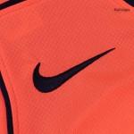 Kid's Barcelona Third Away Soccer Jersey Kit 25_26 Orange