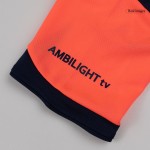 Kid's Barcelona Third Away Soccer Jersey Kit 25_26 Orange