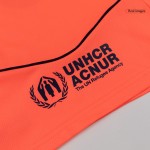 Kid's Barcelona Third Away Soccer Jersey Kit 25_26 Orange