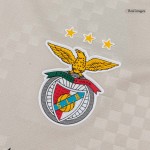 Kid's Benfica Away Soccer Jersey Kit 25_26 Beige