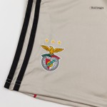 Kid's Benfica Away Soccer Jersey Kit 25_26 Beige