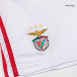 Kid's Benfica Third Away Soccer Jersey Kit 25_26 White