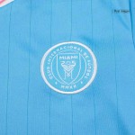 Kid's Inter Miami Third away Soccer Jersey Kit(Jersey+Shorts) 2025 Blue