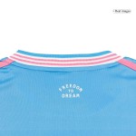 Kid's Inter Miami Third away Soccer Jersey Kit(Jersey+Shorts) 2025 Blue