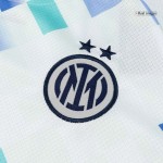 Kid's Inter Milan Away Soccer Jersey Kit(Jersey+Shorts) 2025_26 White