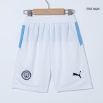 Manchester City Home Soccer Jersey Kit 2025_26 Kids(Jersey+Shorts)