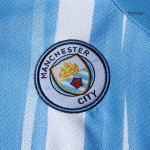 Manchester City Home Soccer Jersey Kit 2025_26 Kids(Jersey+Shorts)