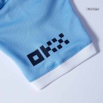 Manchester City Home Soccer Jersey Kit 2025_26 Kids(Jersey+Shorts)