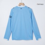Manchester City Long Sleeve Home Soccer Jersey 2025_26