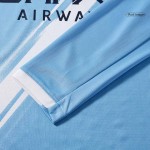 Manchester City Long Sleeve Home Soccer Jersey 2025_26
