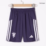 Manchester United Away Soccer Jersey Kit 2025_26 Kids(Jersey+Shorts)