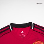 Manchester United Home Soccer Jersey Kit 2025_26 (Jersey+Shorts)