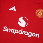 Manchester United Home Soccer Jersey Kit 2025_26 Kids(Jersey+Shorts)