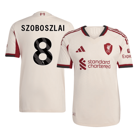 SZOBOSZLAI #8 Liverpool Away Soccer Jersey 25_26 White