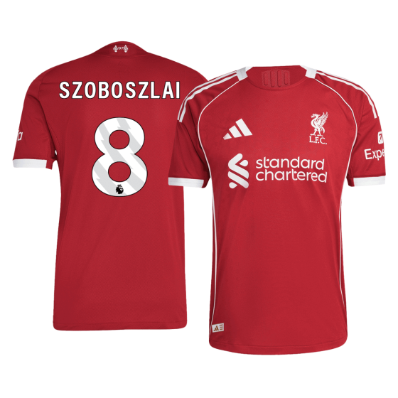 SZOBOSZLAI #8 Liverpool Home Soccer Jersey 25_26 Red