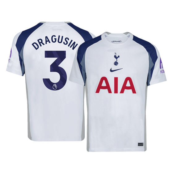 Tottenham Hotspur DRAGUSIN #3 Home Soccer Jersey 2025_26