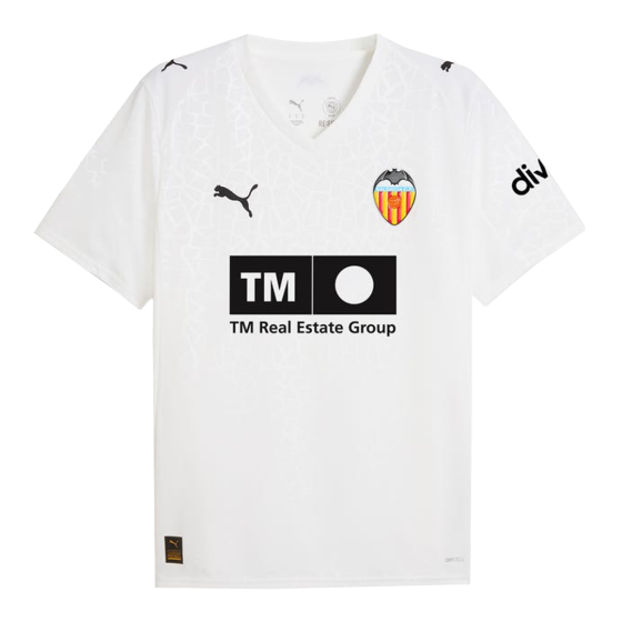 Valencia Home Soccer Jersey 2025_26